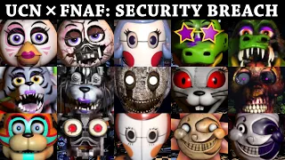 FNAF Security Breach Jumpscares but in UCN