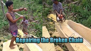 How to Repair the broken Chain of Chainsaw