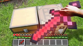 Minecraft in Real Life POV  Minecraft Real POV 創世神第一人稱真人版 Realistic Texture Pack