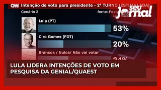 Lula lidera intenções de voto em pesquisa da Genial/Quaest