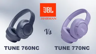JBL Tune 760NC vs Tune 770NC Bluetooth Wireless Headphones | Compare | Specifications | Features