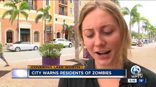 City of Lake Worth warns residents of power outage, zombies