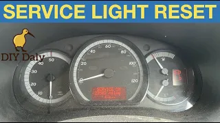 Mercedes Citan Service light reset procedure