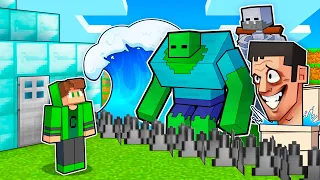 MONSTROS vs BASE SEGURA no MINECRAFT