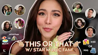 THIS or THAT w/ my Star Magic Fam! | Kim Chiu