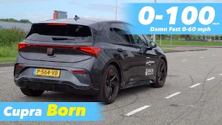 Cupra Born 204HP | Is it really that fast? | 0-100 Acceleration test by Damn Fast 💙