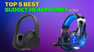 Top 5 BEST Budget Headphones 2024 #BudgetHeadphones #AudioTech