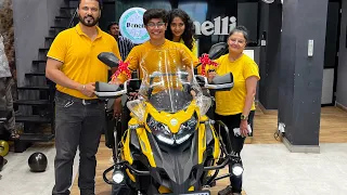 2022 TRK 502X| Yellow limited edition | first yellow trk in Mumbai #benellitrk502x