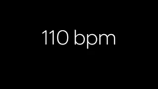 metronome • 110bpm • 4l4 • with accent on 1 • wood blocks • 30 minutes