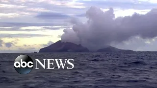 Rescue crews touch down to recover remaining volcano victims l ABC News