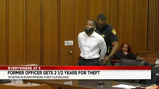 Sentencing for East Cleveland police officer guilty of robbery, theft in office