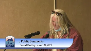 January 18, 2023 General Meeting - Curry County Board of Commissioners