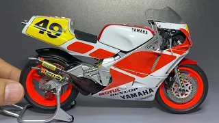 Build YAMAHA YZR500 (0WA8) "TEAM ROBERTS 1989“ 프라모델 제작기 Hasegawa 1/12 scale model / プラモデルモーターバイク製作