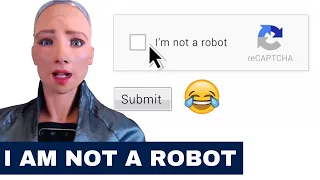 SOPHIA SHOCKED After Seeing ROBOT CAPTCHA - SUPER FUNNY REACTION