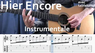 Charles Aznavour (Hier Encore | Play-Along Tab | Fingerstyle)