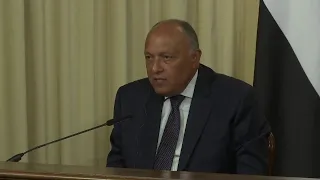 Regional Security Situation | Foreign ministers of Russia and Egypt hold joint newser | Live Moscow