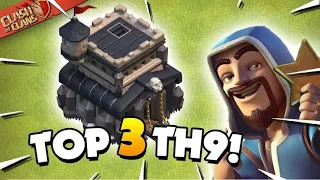 EZ Three Star Town Hall 9 War Base || Clash of Clans