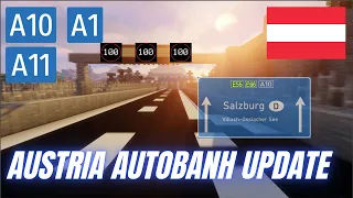Minecraft Freeways A11 A10 A1 | Austria UPDATE | FN Server Österreichische Autobahnen auf Minecraft