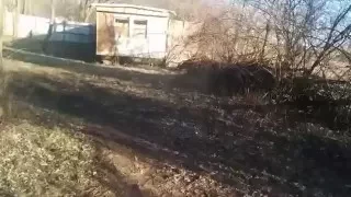 Abandoned mobile home graveyard