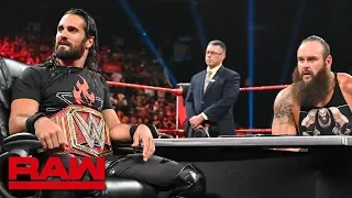 The O.C. interrupt contract signing between Seth Rollins and Braun Strowman: Raw, Sept. 2, 2019