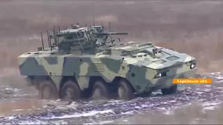 Испытания нового украинского  БТР 4МВ1 с противоснарядным бронированием АТО, ВСУ, ЗСУ