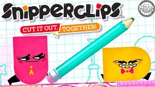 Cut It Out... Together? - Snipperclips Single Player Gameplay - Noisy Notebook Walkthrough!