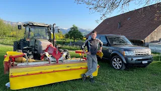 Grass silage. The whole process! FARM in Switzerland