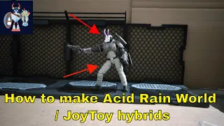 Can you mix & match 1:18 scale Acid Rain World and JoyToy action figures?  Yes, you can! Watch here.