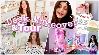 Avas zeigt alles!! XXL DESK GLOW UP & TOUR | mein Zeugnis! 💜 Alles Ava