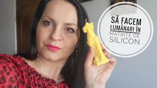 Cum Faci Lumânari în Matrițe de Silicon Tip Statuie!🫠