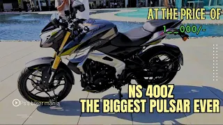 Pulsar Ns 400z Detail Review|| All Specs,Features, Price Top speed ||Limited price time of 1___000/-