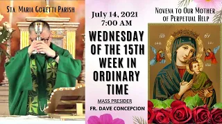 July 14, 2021 | Rosary, Novena to Our Mother of Perpetual Help & Holy Mass with Fr. Dave Concepcion