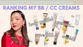 Ranking My Full BB/CC Cream Collection - Holy Grails to Fails | glowwithava