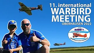 Warbird Meeting Oberhausen 2022, Hangar 9 Ki-43 und OV-10 Bronco, RC Scale warbirds, airplanes