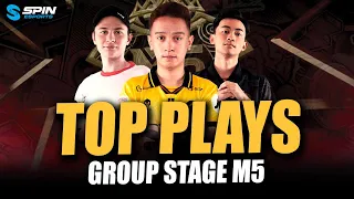 TOP 15 PLAYS GROUP STAGE M5 WORLD CHAMPIONSHIP! FireFlux Apex47 Tigreal Play! Onic Sanz Gusion Keren