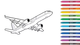 Airplane Coloring Pages & Planes Coloring Books For Kids