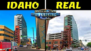 Idaho: ATS vs Real Life | Comparison of Idaho Map DLC with Real Life | American Truck Simulator