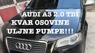 AUDI A3 8P 2.0TDI KVAR OSOVINE ULJNE PUMPE