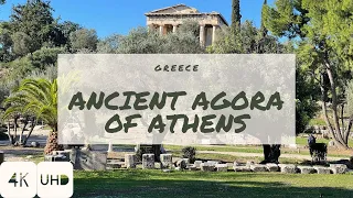 WalkIn ANCIENT AGORA OF ATHENS | GREECE | 4K HDR Walking Tour