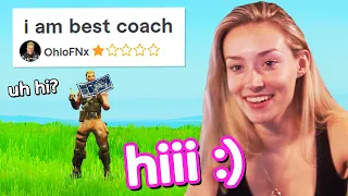 MY GIRLFRIEND Trolls a $5 Fortnite Coach