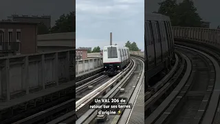 Un VAL 206 sur la ligne 1 du métro lillois ! 😮