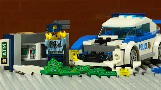 Lego City ATM Robbery Fail Police Car Crash