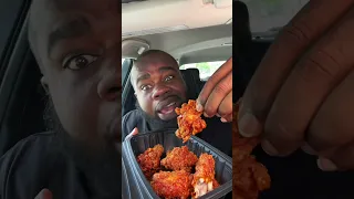 POPEYES SWEET ‘N SPICY CHICKEN WINGS #shorts #entertainment