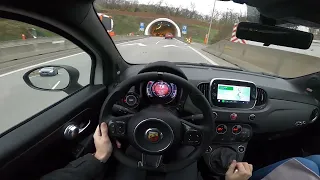 Abarth 595C (Cabrio) Competizione 180 HP | Full POV Test Drive