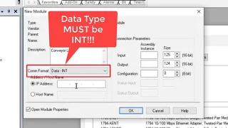 How to create a Generic Ethernet Module for ERSC in RSLogix 5000