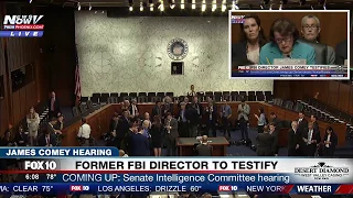 FULL COVERAGE: James Comey Hearing - Testimony To Senate Intelligence Hearing (FNN)