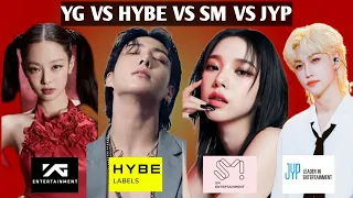 YG vs HYBE vs SM vs JYP | RANKING BIG 4 COMPANIES IN DIFFERENT CATEGORIES