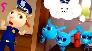 Police Officer Chasing Little Rabbits | Dolly and Friends 3D | Animated Cartoon + Short Songs