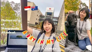 vlog: A day in my life as Unversity of Tasmania Student 🇲🇨🇦🇺| Life in Australia | angelipriscill