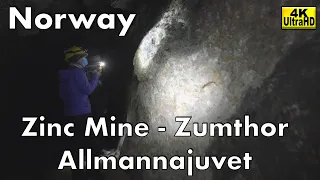 Zumthor Zinc Mine Allmannajuvet: Full Virtual Visit (Norway, 4K)